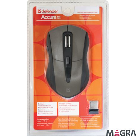 DEFENDER Bezprzewodowa mysz optyczna Accura MM-965