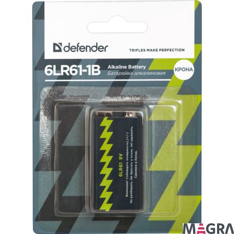 DEFENDER Bateria alkaliczna 6LR61-1B